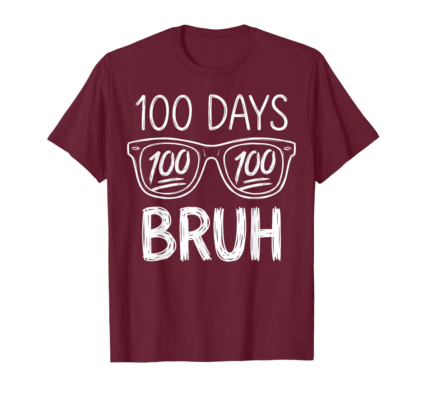 100 Days Bruh 100 Days of School T-Shirt