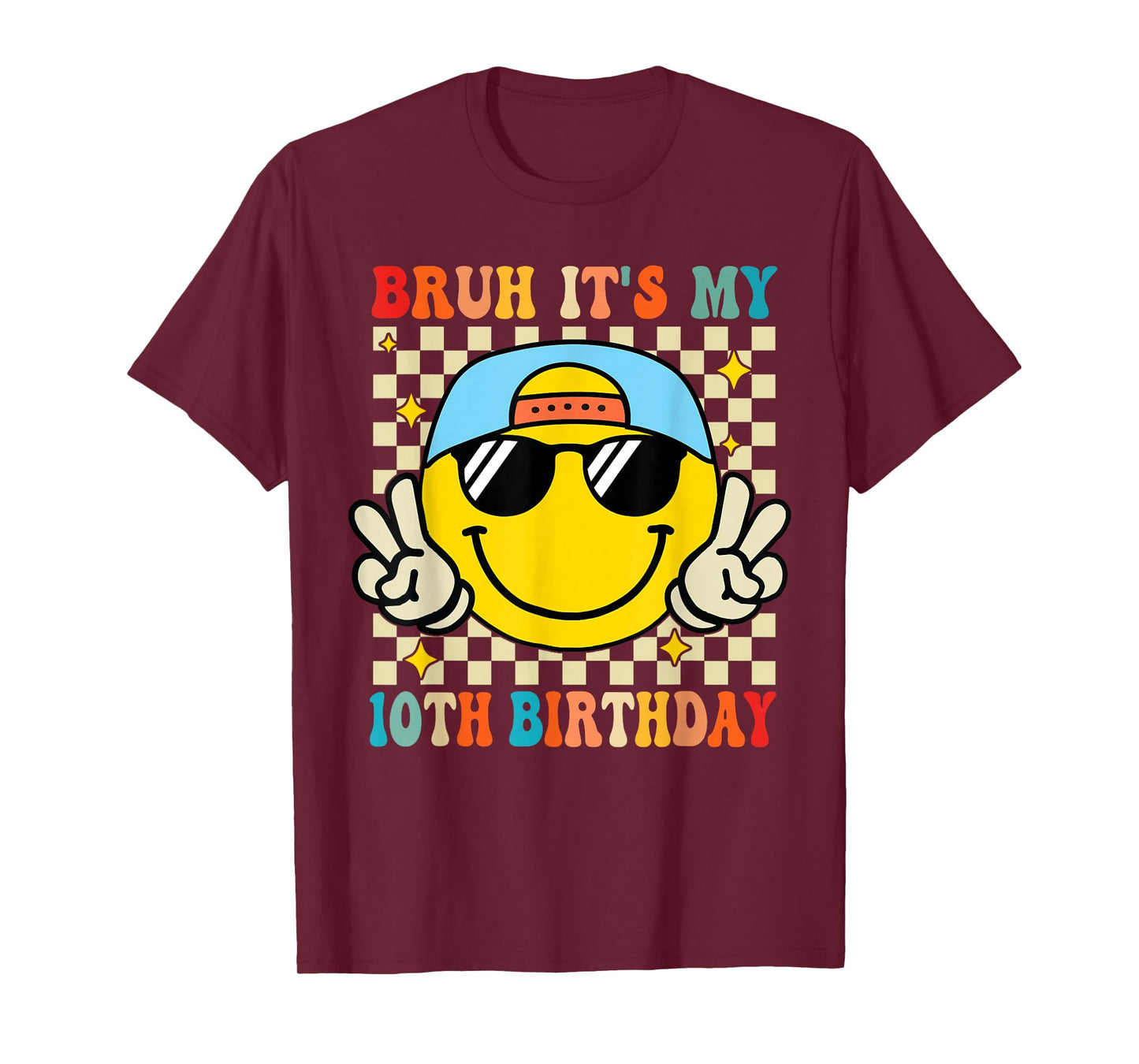 Bruh It's My 10th Birthday 10 Year Old Birthday Boys Girls T-Shirt