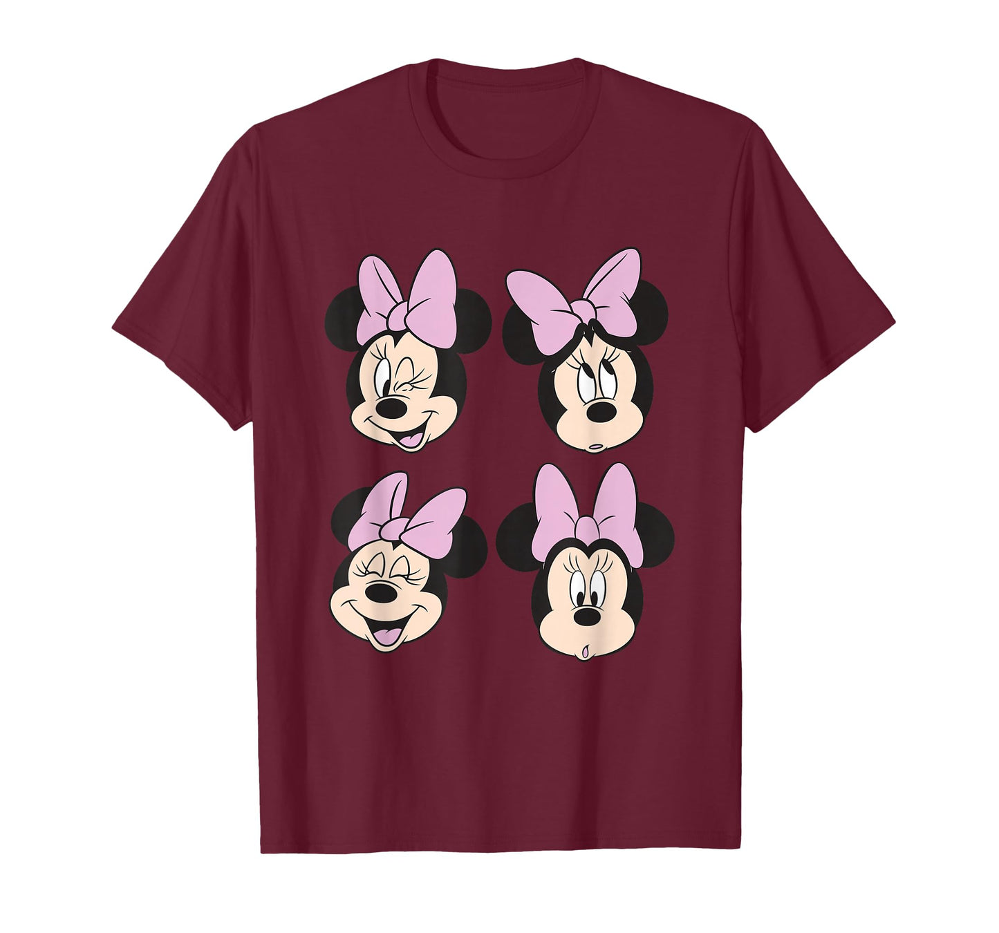 Disney Mickey and Friends Minnie Four Expressions T-Shirt