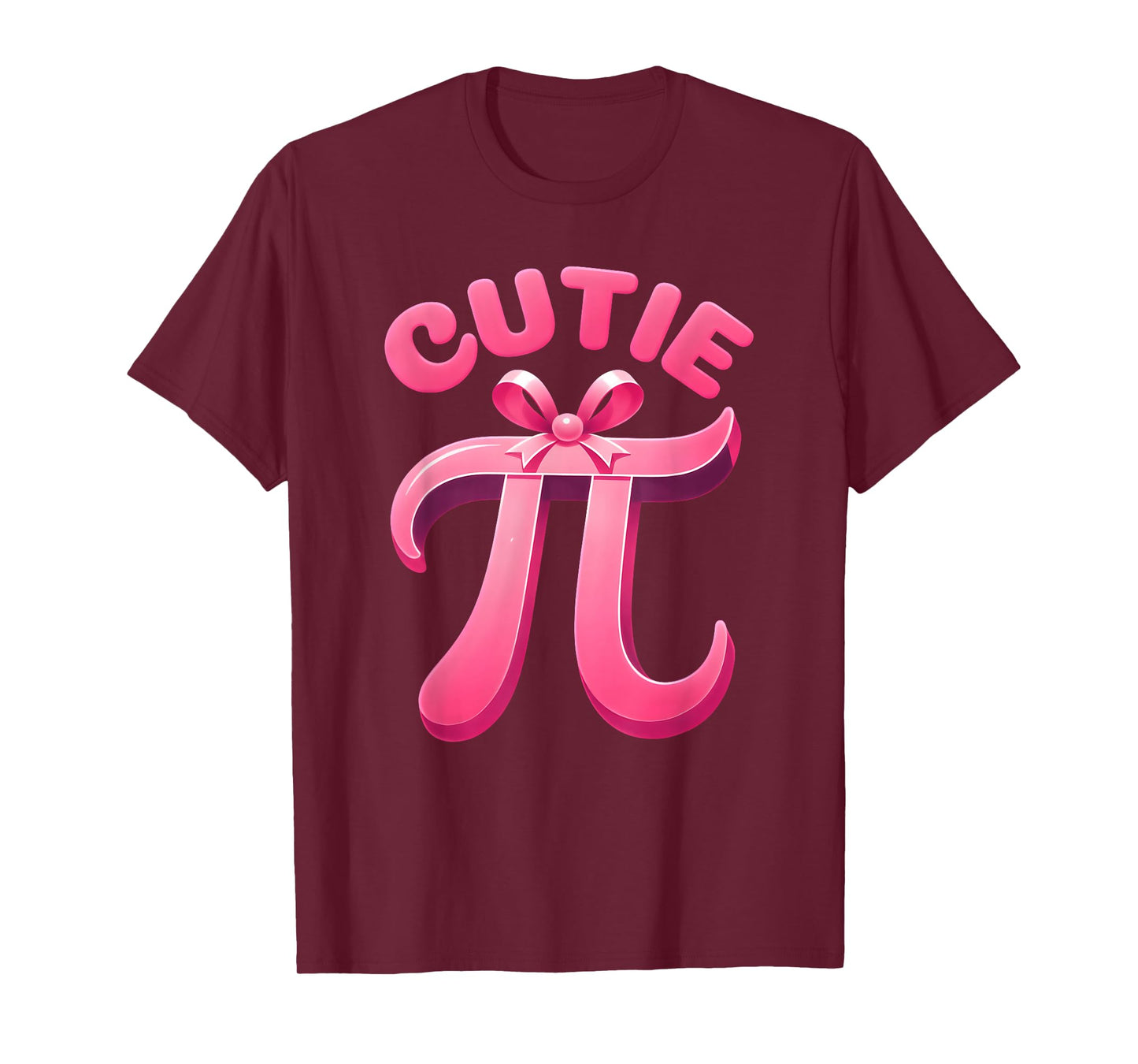 Cutie Pi Day Coquette Women Girl Math Pi Day Teacher Student T-Shirt