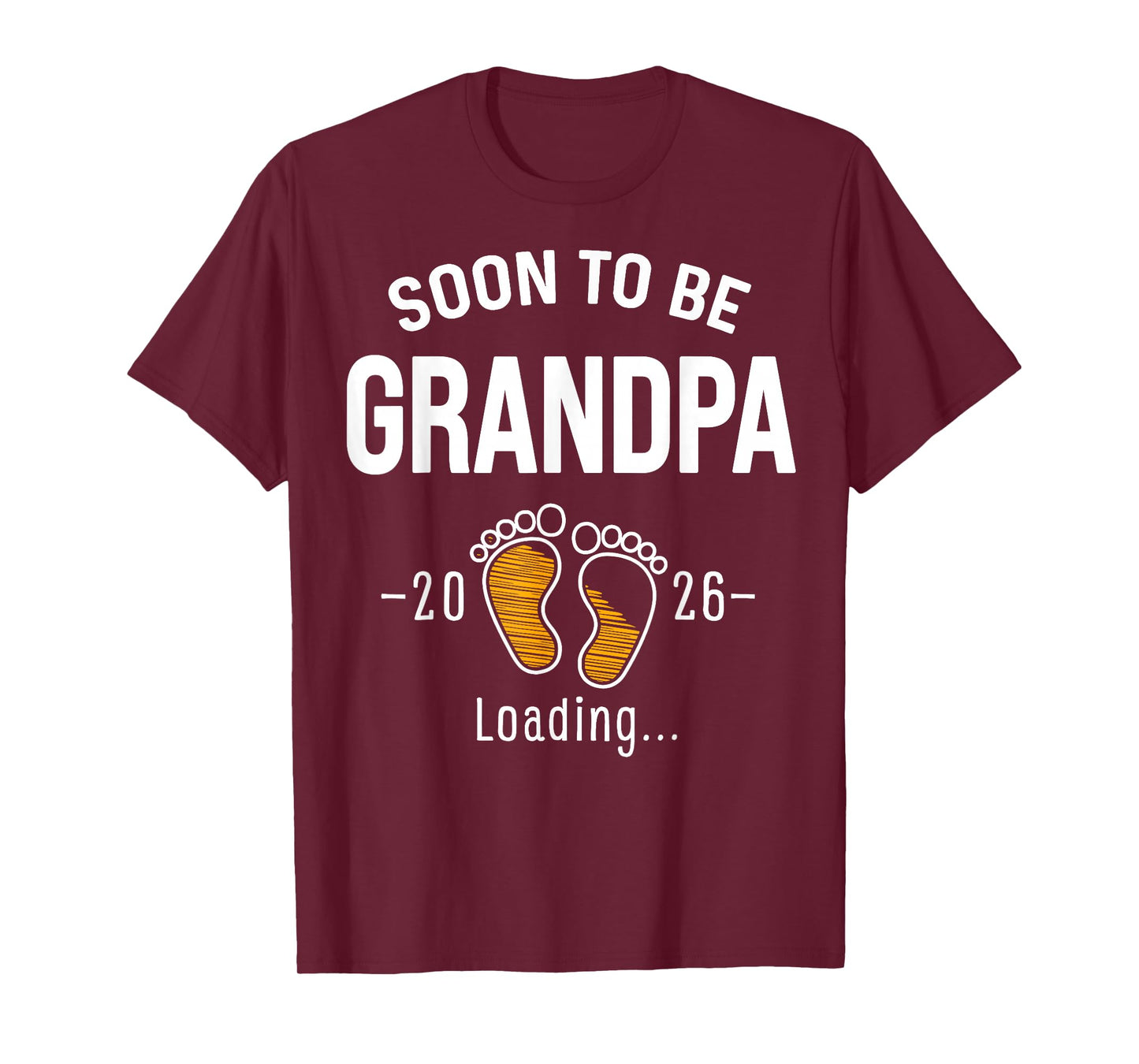 Soon to Be Grandpa 2026 Loading Funny Pregnancy Announcement T-Shirt
