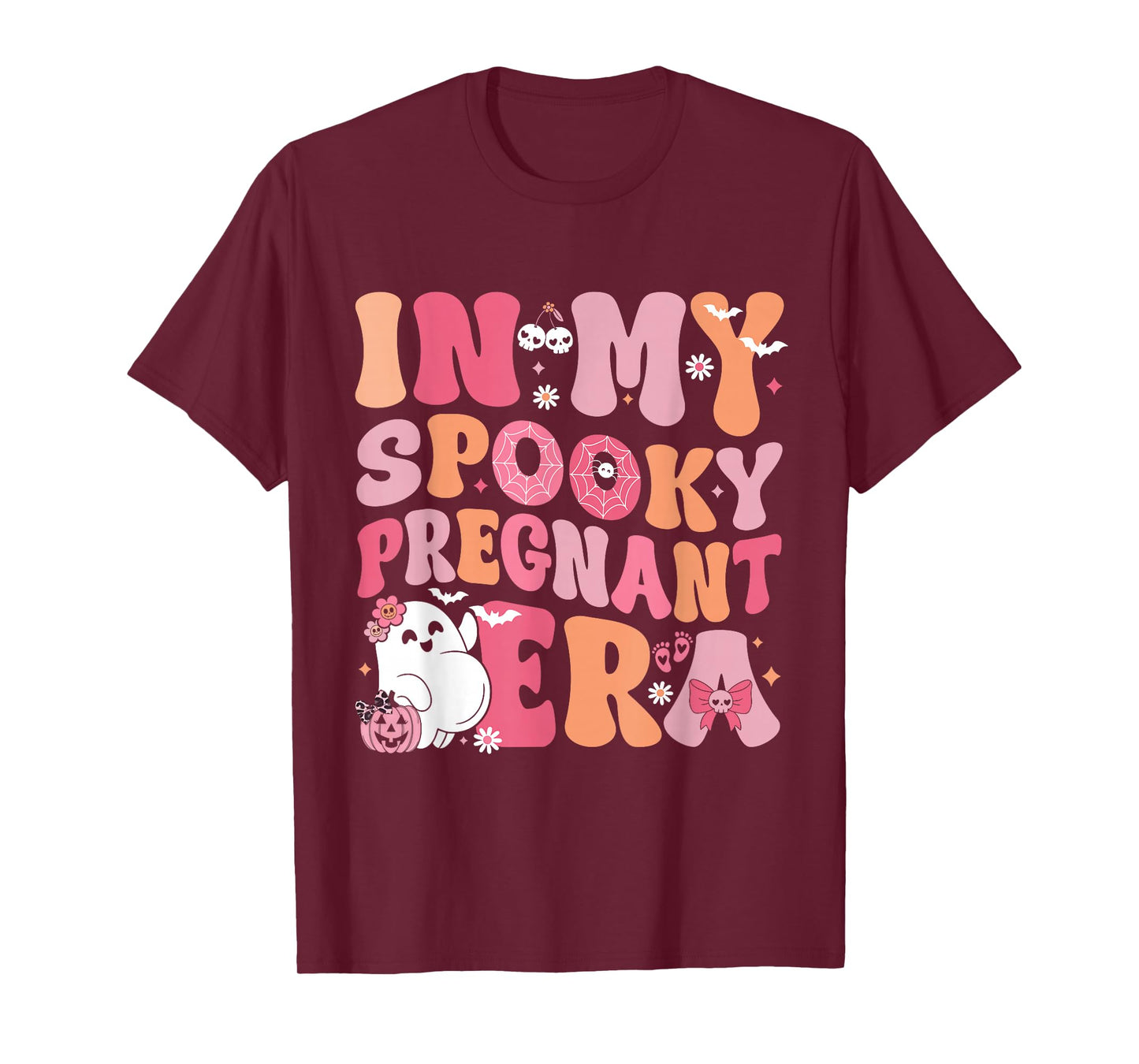 Halloween in My Spooky Pregnant Era Mom, Women T-Shirt