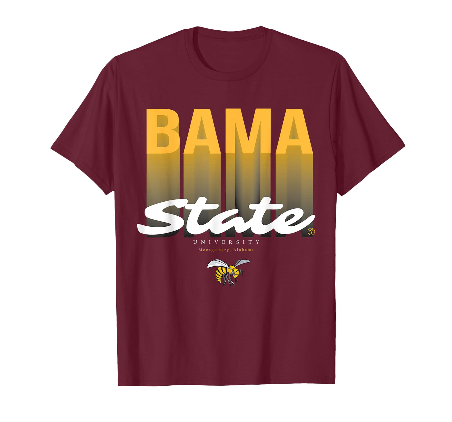 The Yard Essentials - Alabama State University - Bama Fade T-Shirt