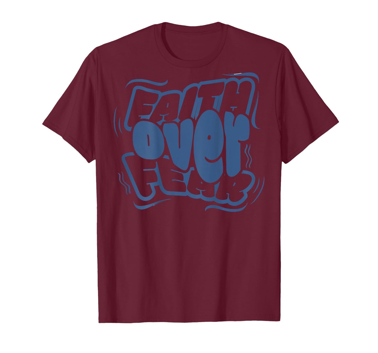 Faith Over Fear (Hopecore Back Print) T-Shirt