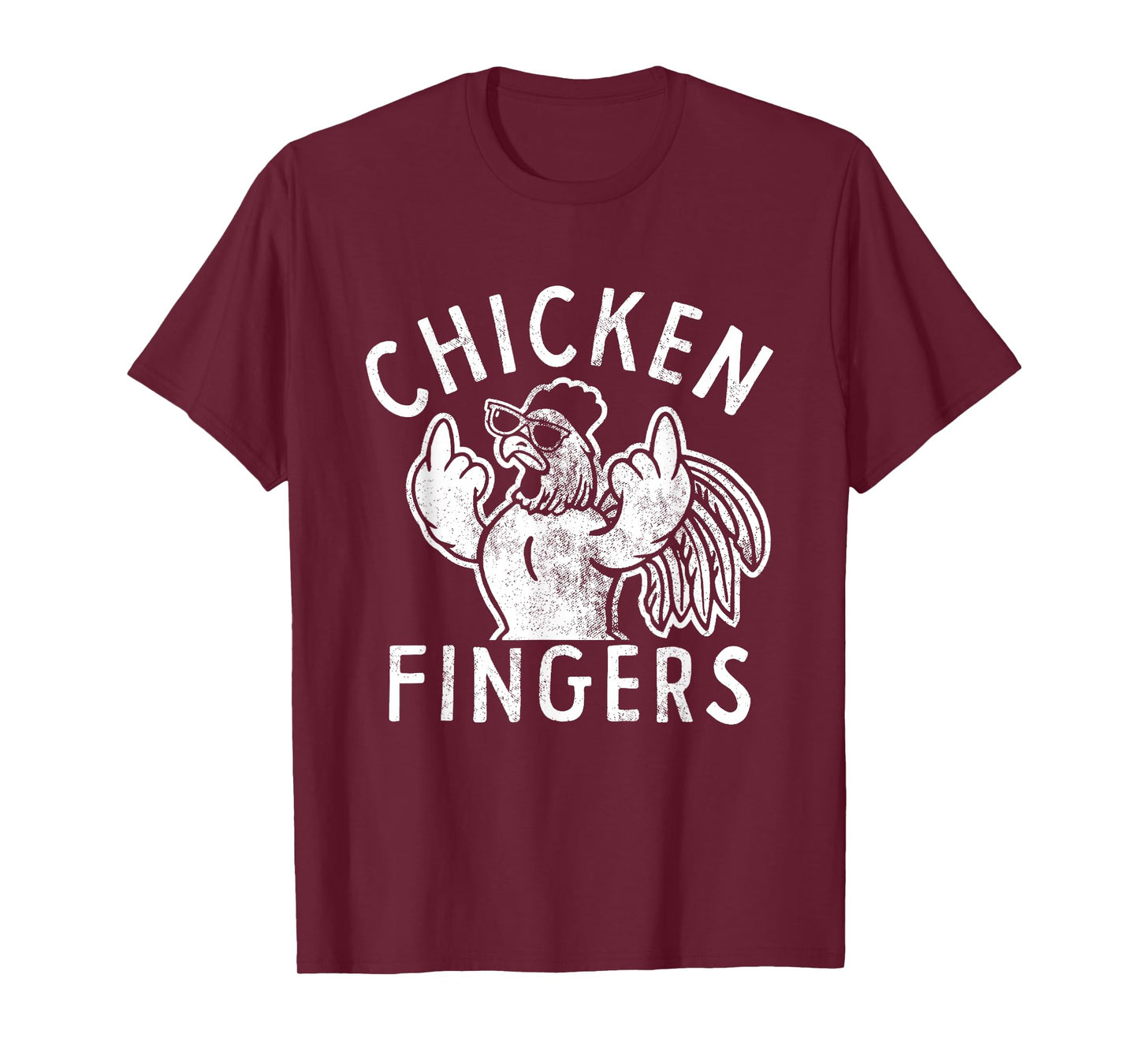 Chicken Fingers, Middle Fingers, Funny Chicken T-Shirt