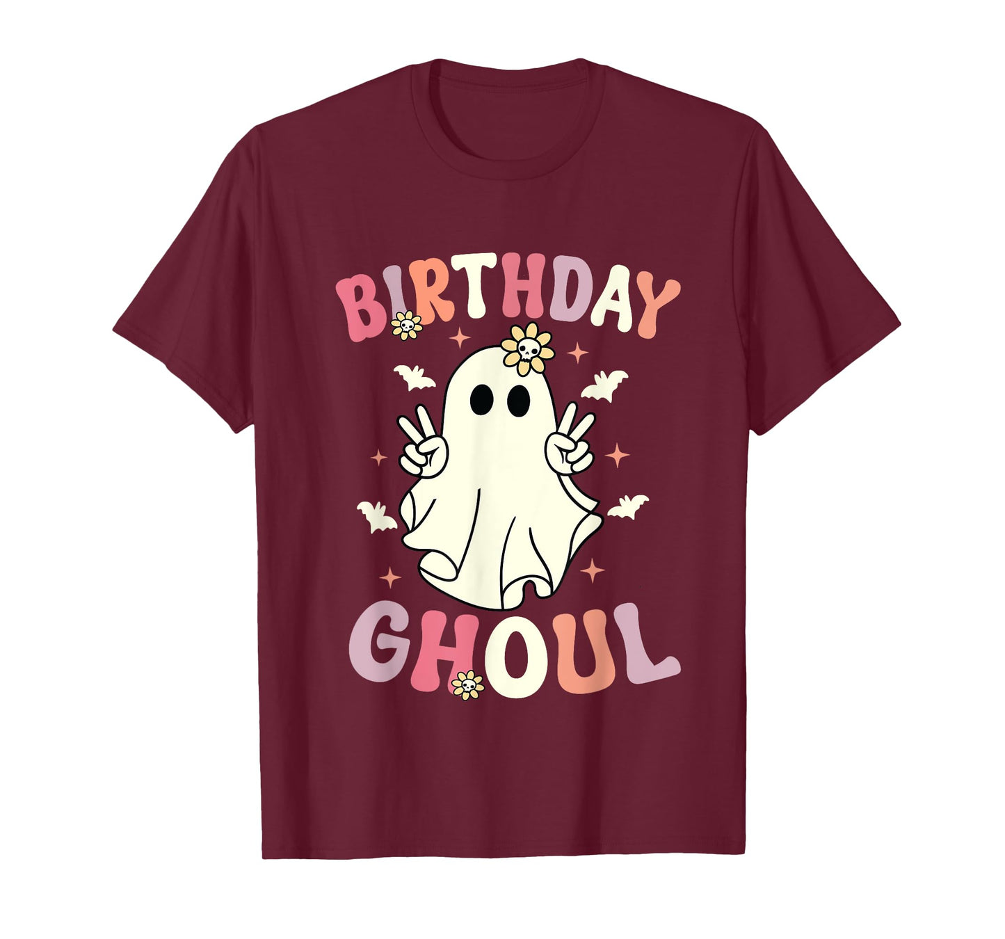 Halloween Birthday Ghoul Cute Ghost Halloween Spooky T-Shirt
