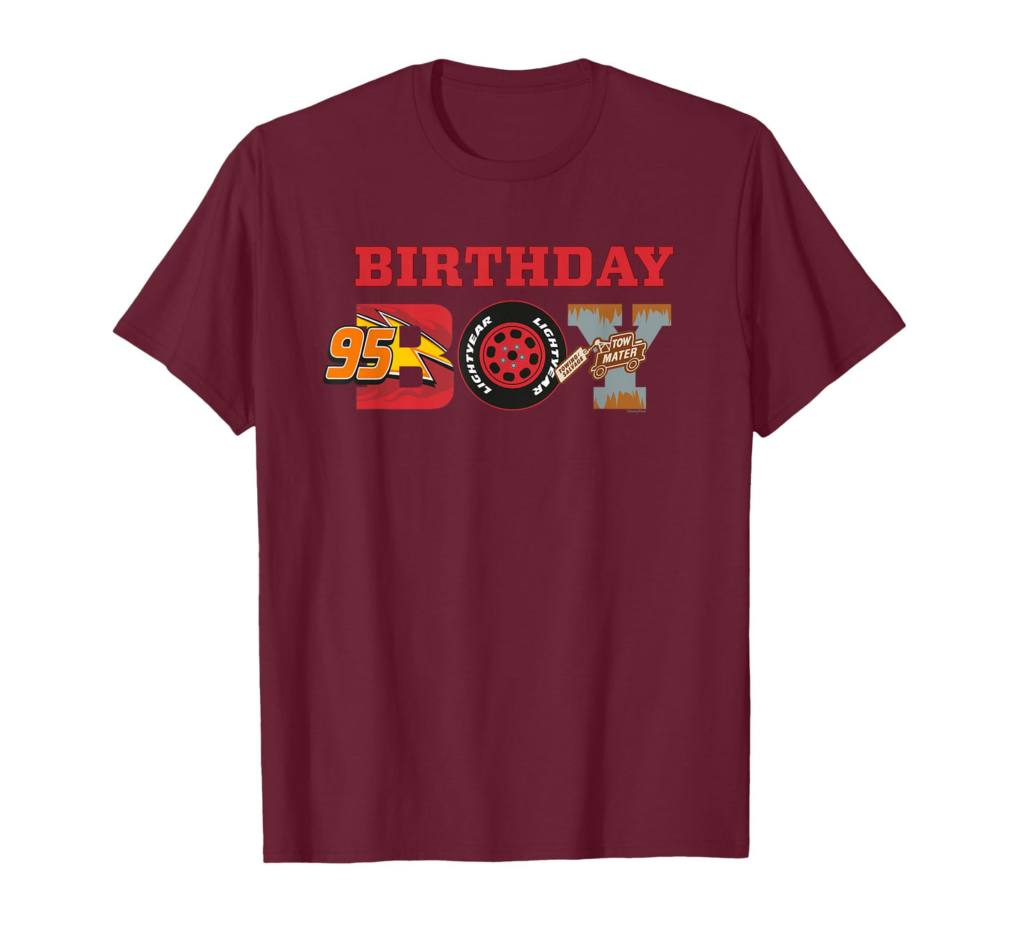 Disney & Pixar's Cars “Birthday Boy” Party Matching Gift T-Shirt