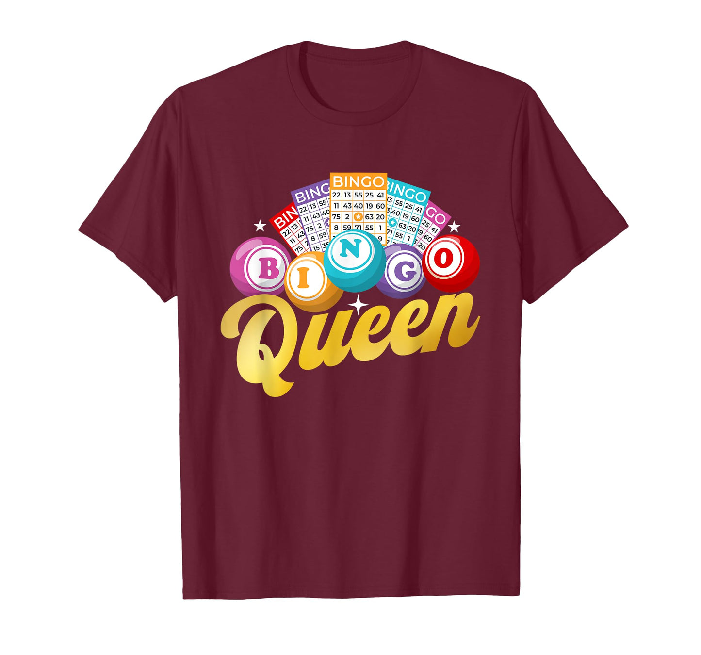 Bingo Queen - Bingo Lover Gambler Gambling T-Shirt