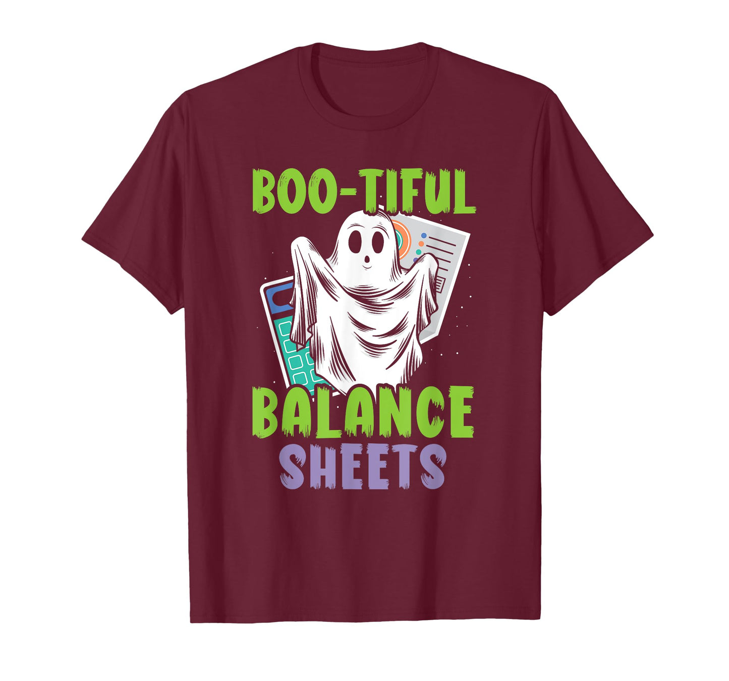 Boo-tiful Balance Sheets Scary Accountant Halloween T-Shirt