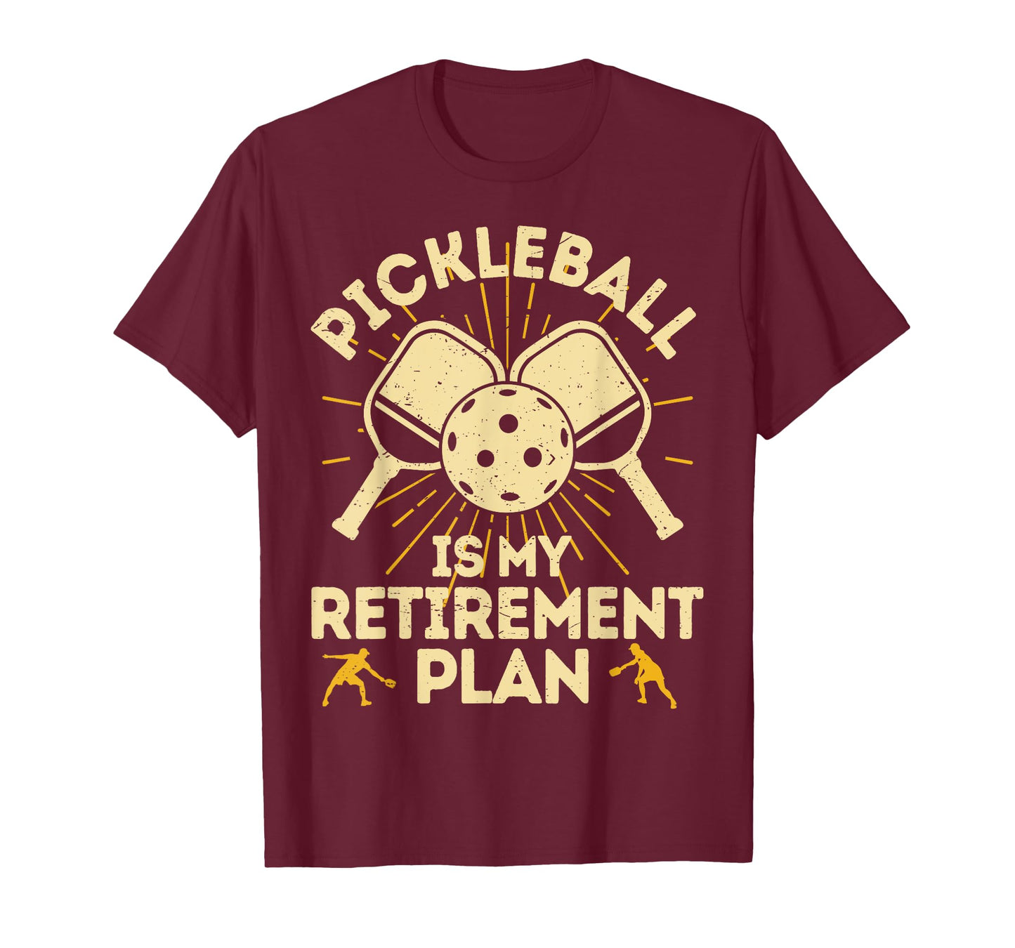 Funny Pickleball My Retirement Plan Vintage Women Player T-Shirt