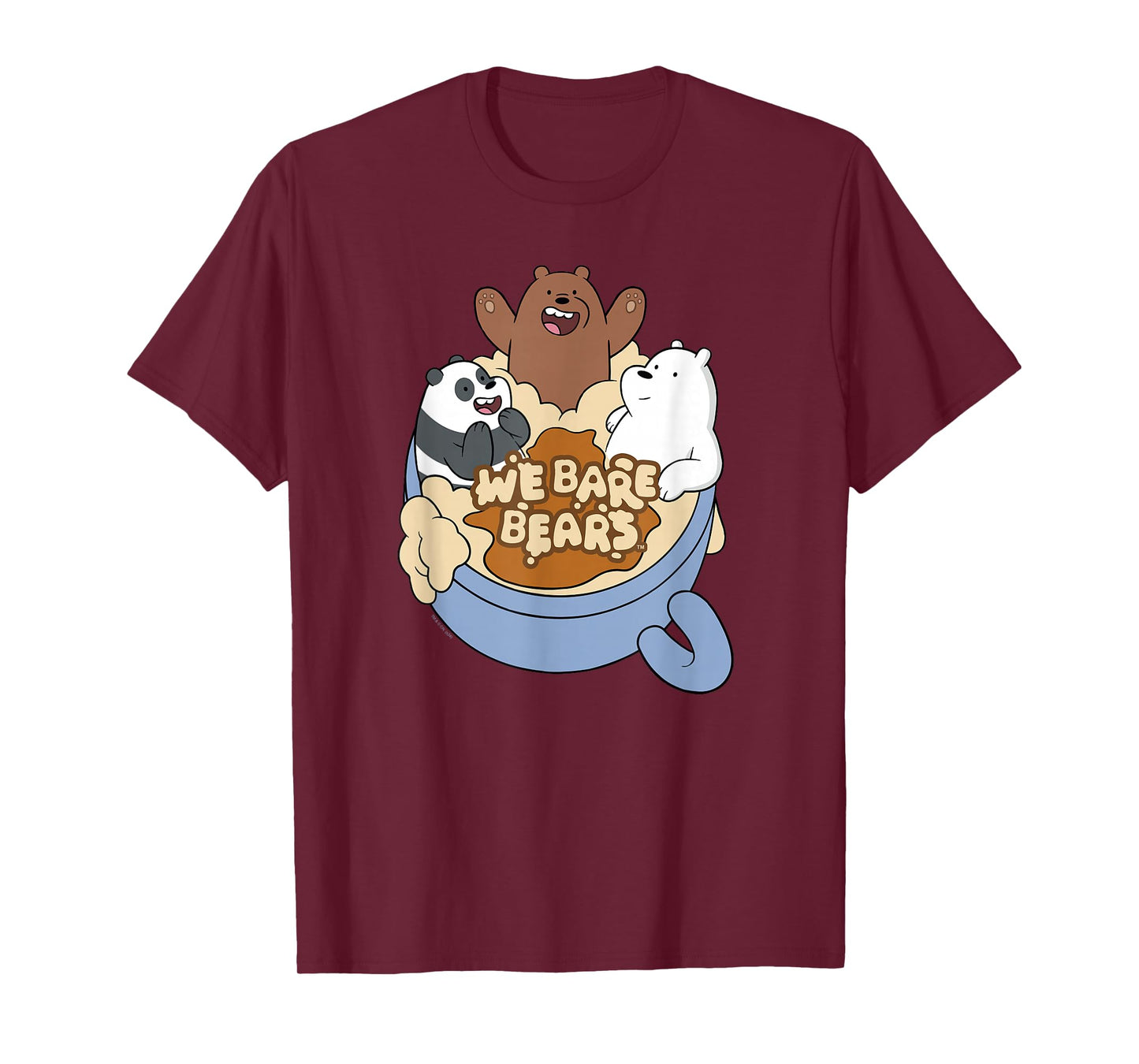 We Bare Bears Full Of Bears Cup Cute Cartoon T-Shirt