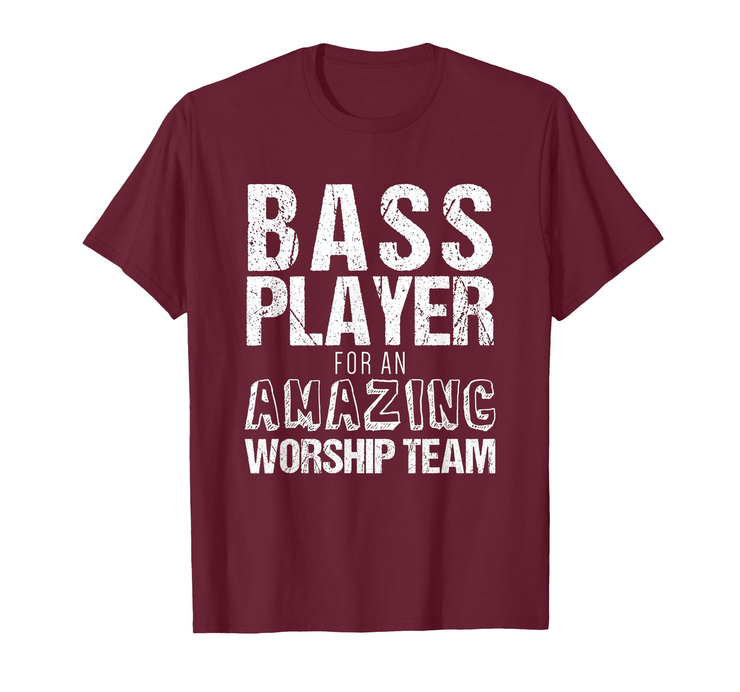 Christian Bass Guitar Shirt | Bass Player Amazing Worship T-Shirt