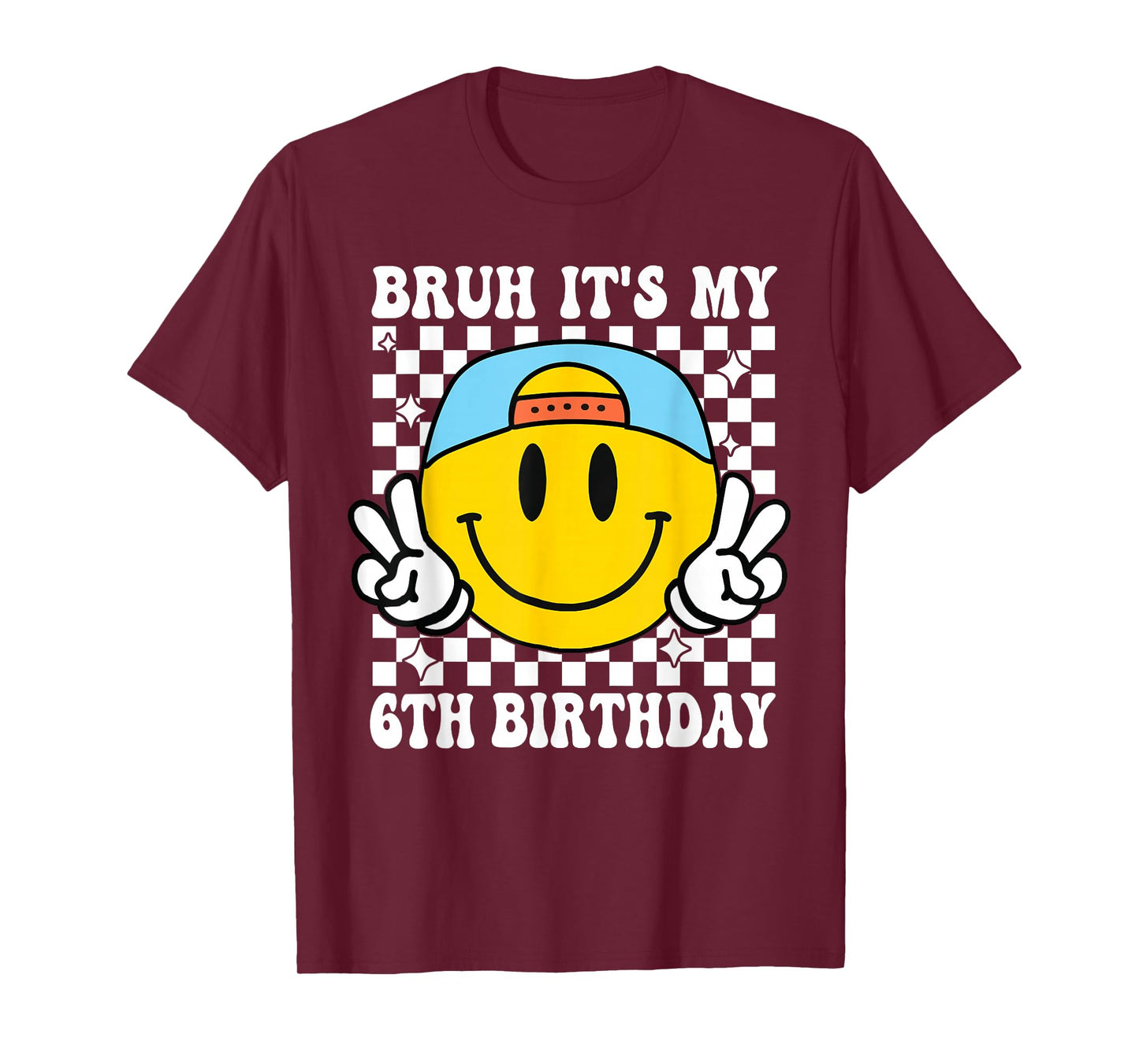 Bruh It's My 6th Birthday 6 Year Old Birthday Boys Girls T-Shirt