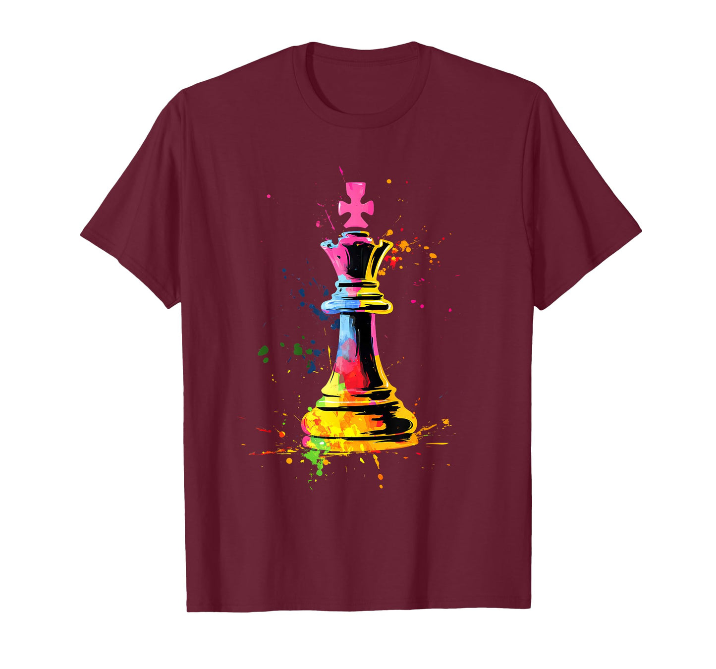 Colorful Chess Piece Chess Player T-Shirt
