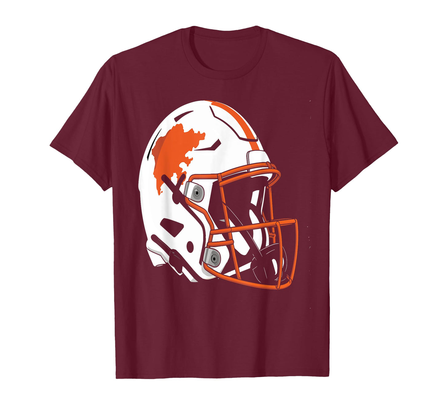 Vintage Football Helmet Retro Sports Fan Tee T-Shirt