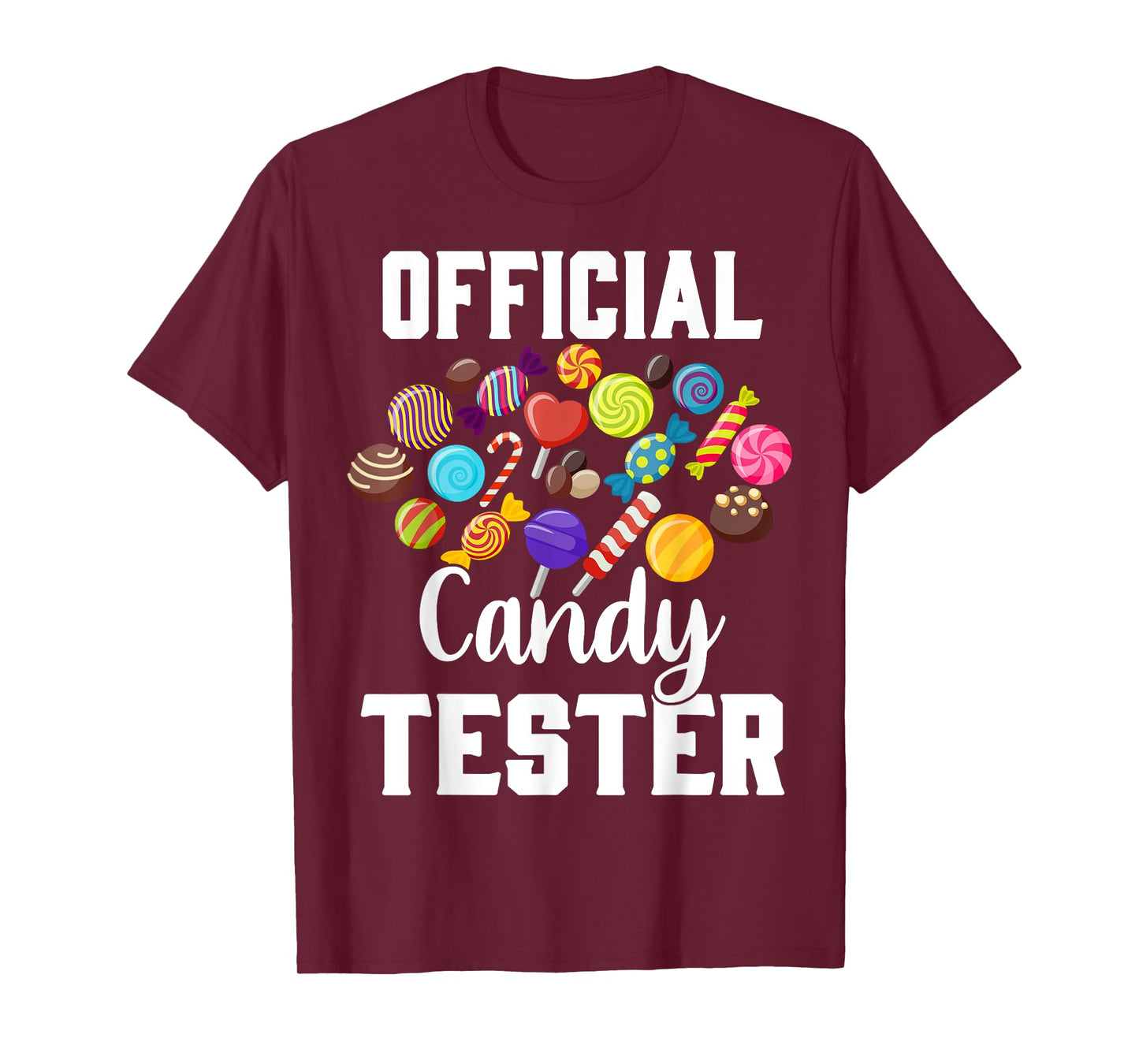 Official Candy Tester Halloween Costume Boys Girls Kids T-Shirt