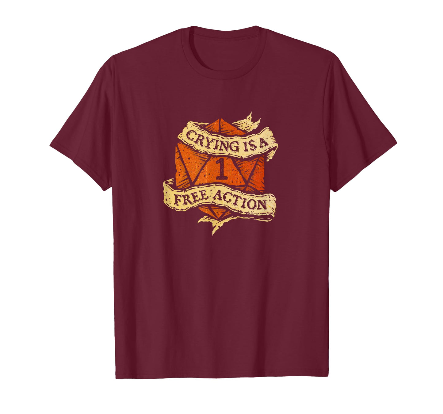 Crying Is A Free Action T-Shirt
