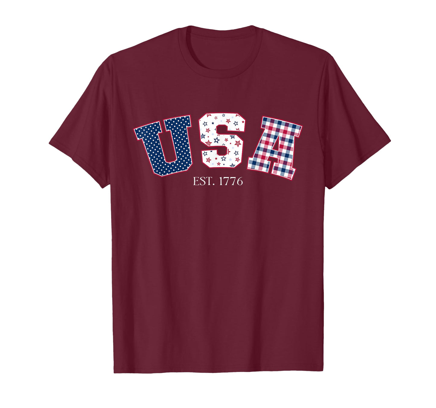 Vintage USA Est. 1776 250 America Years 250th Anniversary T-Shirt