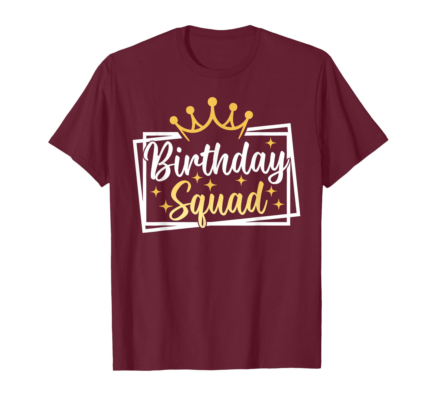 Birthday Squad Party Matching Family Group Funny Birth Team T-Shirt