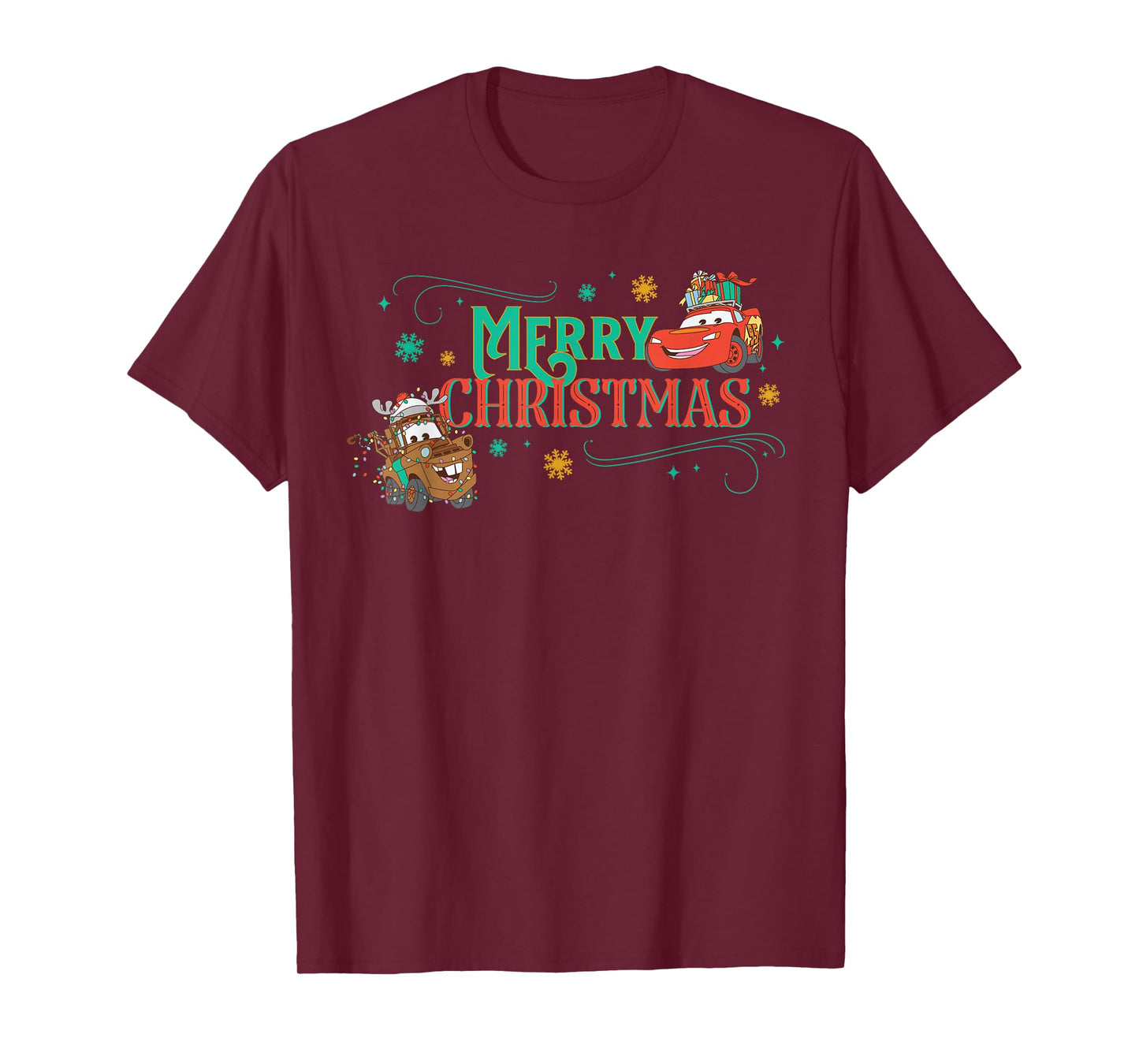 Disney and Pixar's Cars Merry Christmas Holiday Pals T-Shirt