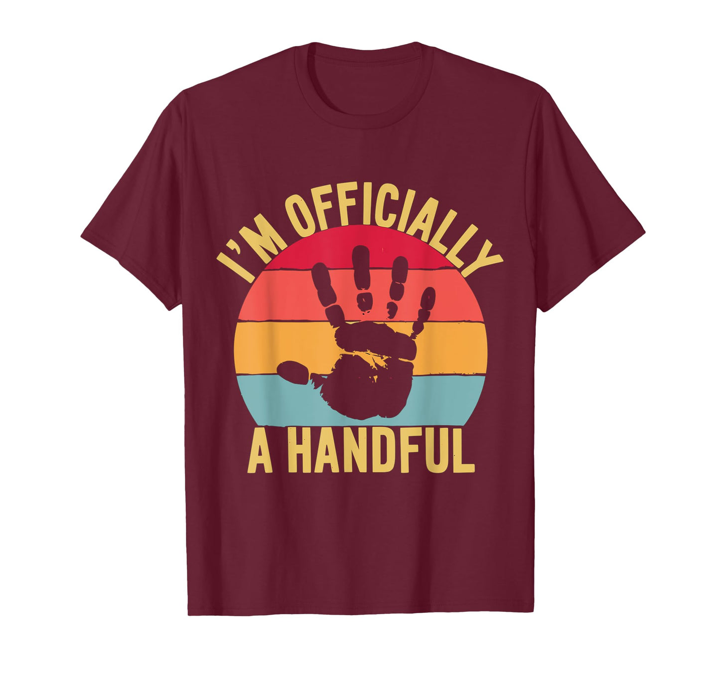 I'm Officially a Handful Kids 5th Birthday T-Shirt