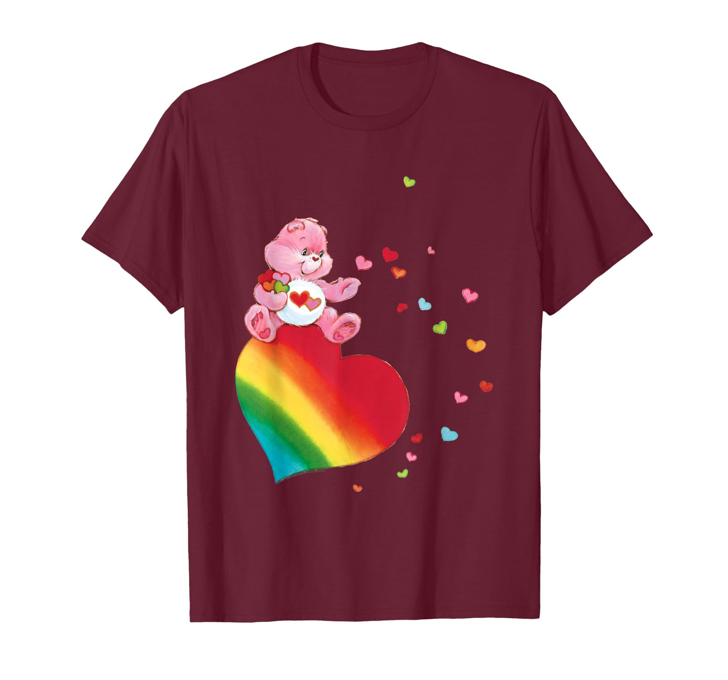 Care Bears Rainbow Heart Love Shower T-Shirt