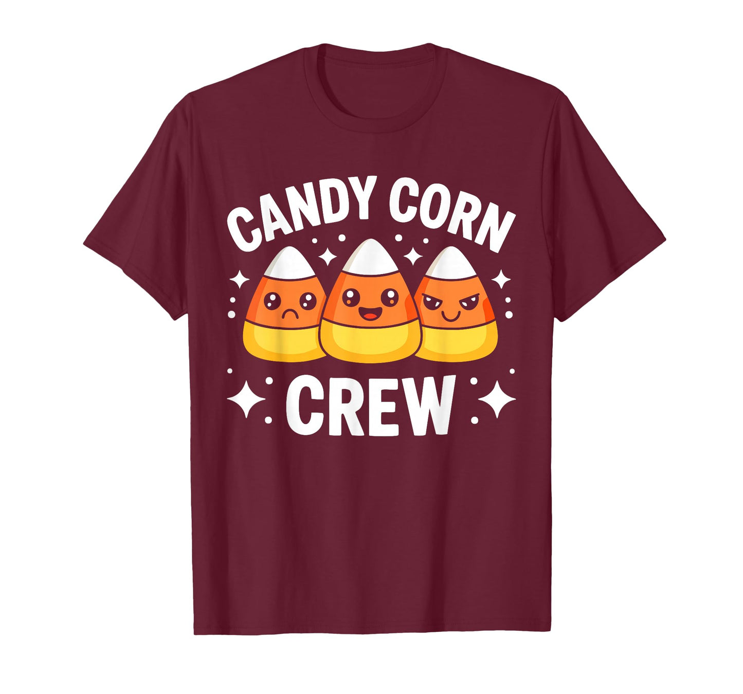 Candy Corn Crew Shirt Adult Kids Men Women Halloween Costume T-Shirt