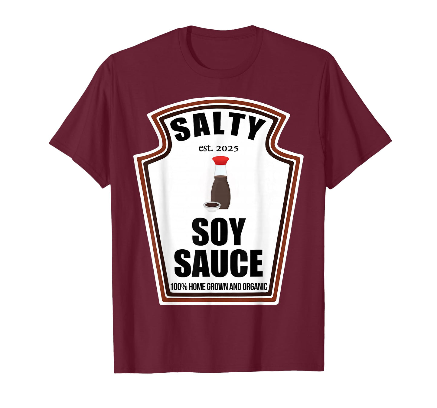 Salty Soy Sauce Condiment Spice Costume Party Matching T-Shirt