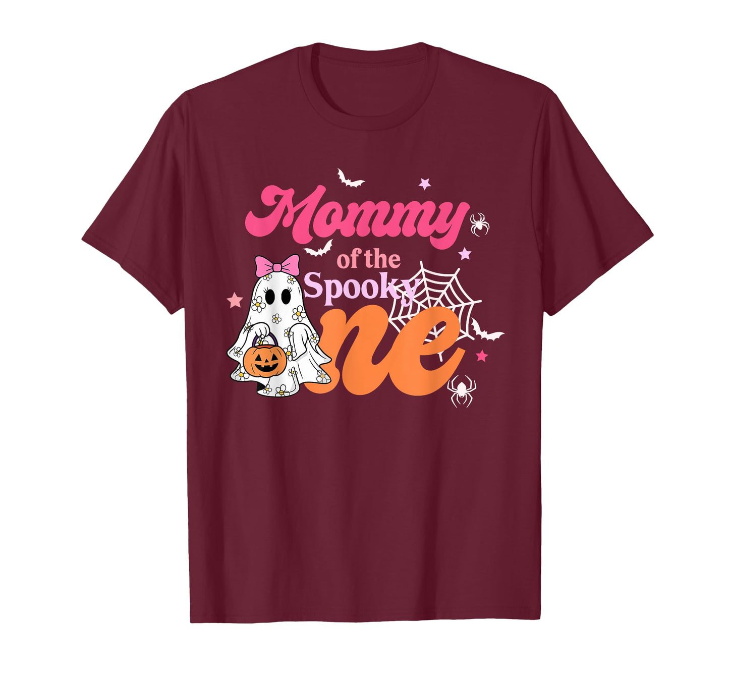 Mommy of The Spooky One 1st Birthday Girl Halloween Family T-Shirt