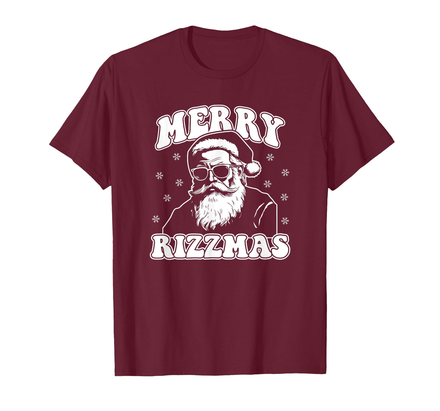 Merry Rizzmas Funny Christmas Rizz Santa Claus Rizzler T-Shirt