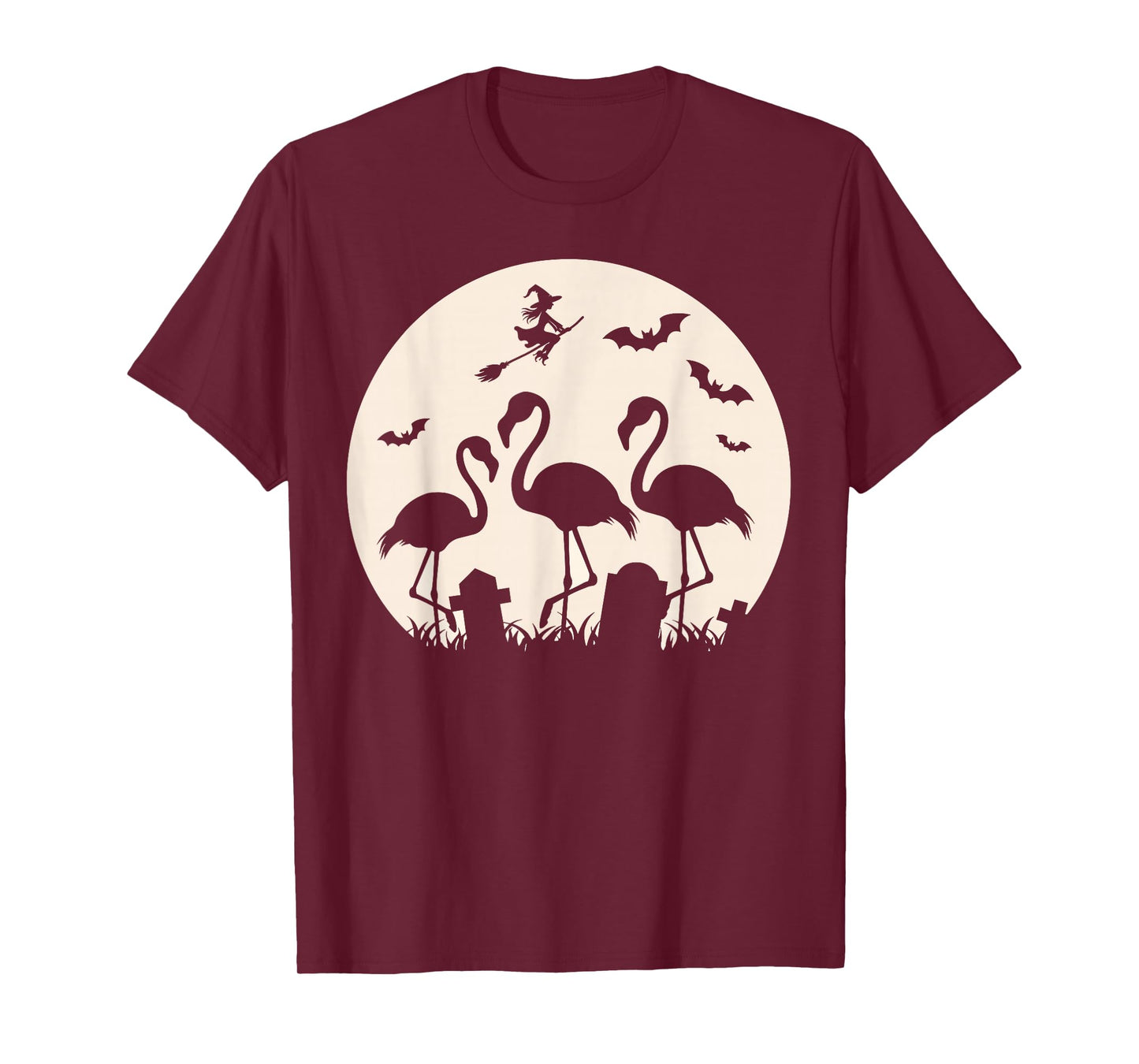 Spooky Flamingos For Halloween Flamingo Women T-Shirt