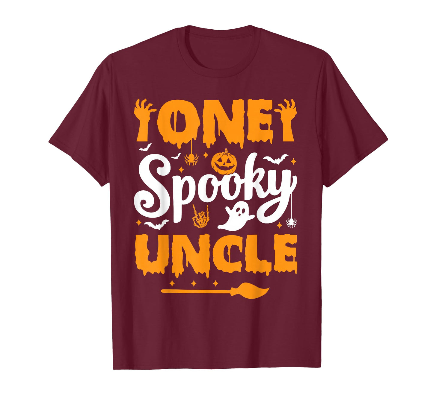 One Spooky Uncle Matching Family Halloween Costumes T-Shirt