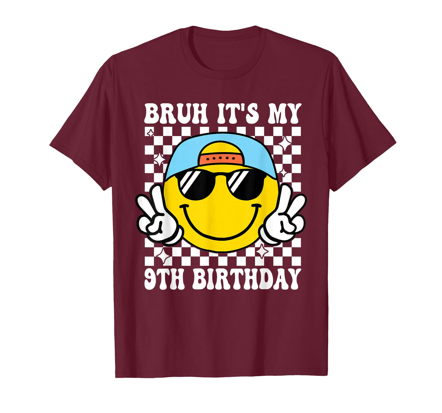 Bruh It's My 9th Birthday 9 Year Old Birthday Boys Girls T-Shirt