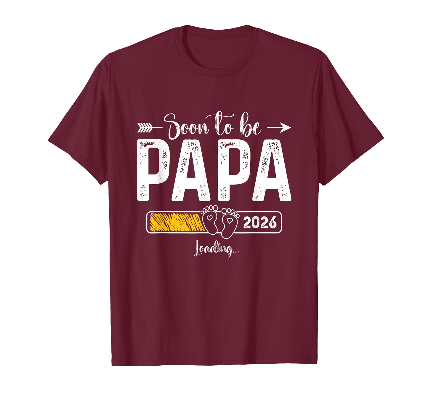 Soon To be Papa 2026 Papa Est 2026 Loading Promoted to Papa T-Shirt