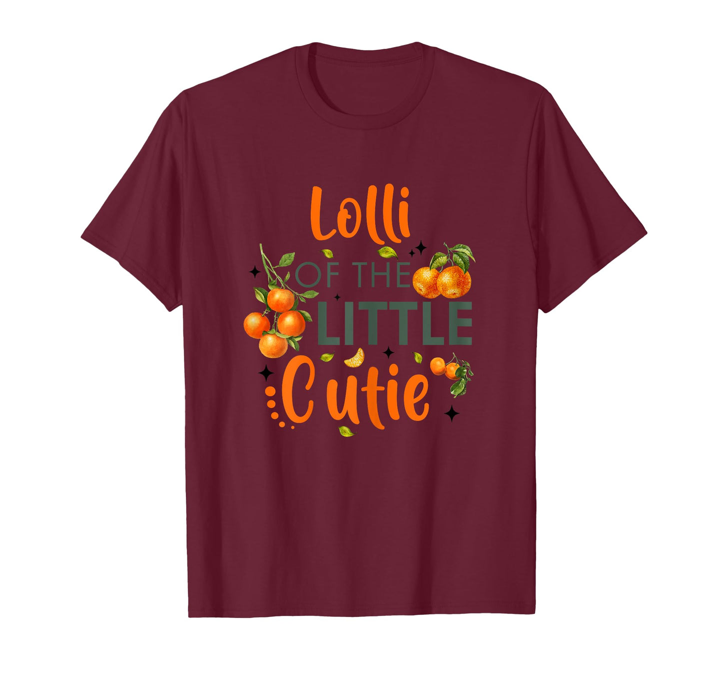 Lolli Of The Little Cutie Orange 1st Birthday Party T-Shirt