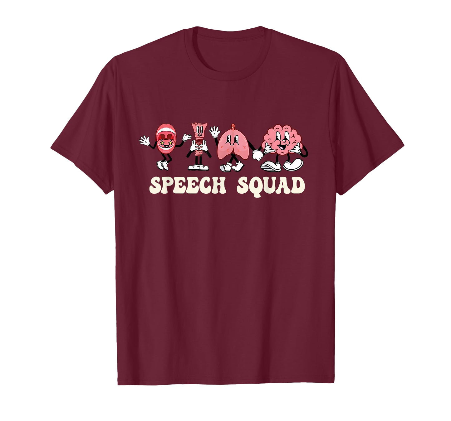 Funny Speech Language Pathologist Speech Squad Therapy T-Shirt