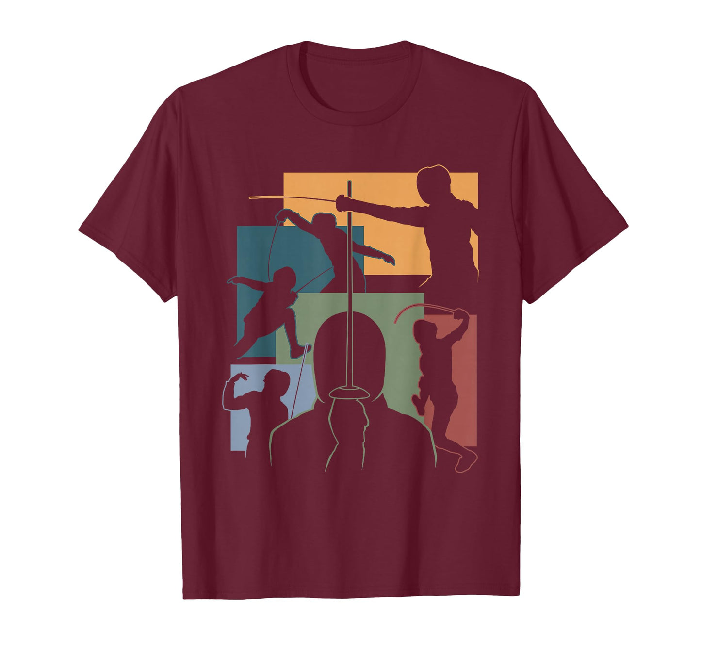 Funny Fencing Cool Fencer Swordfighter Swordfighting Outfit T-Shirt