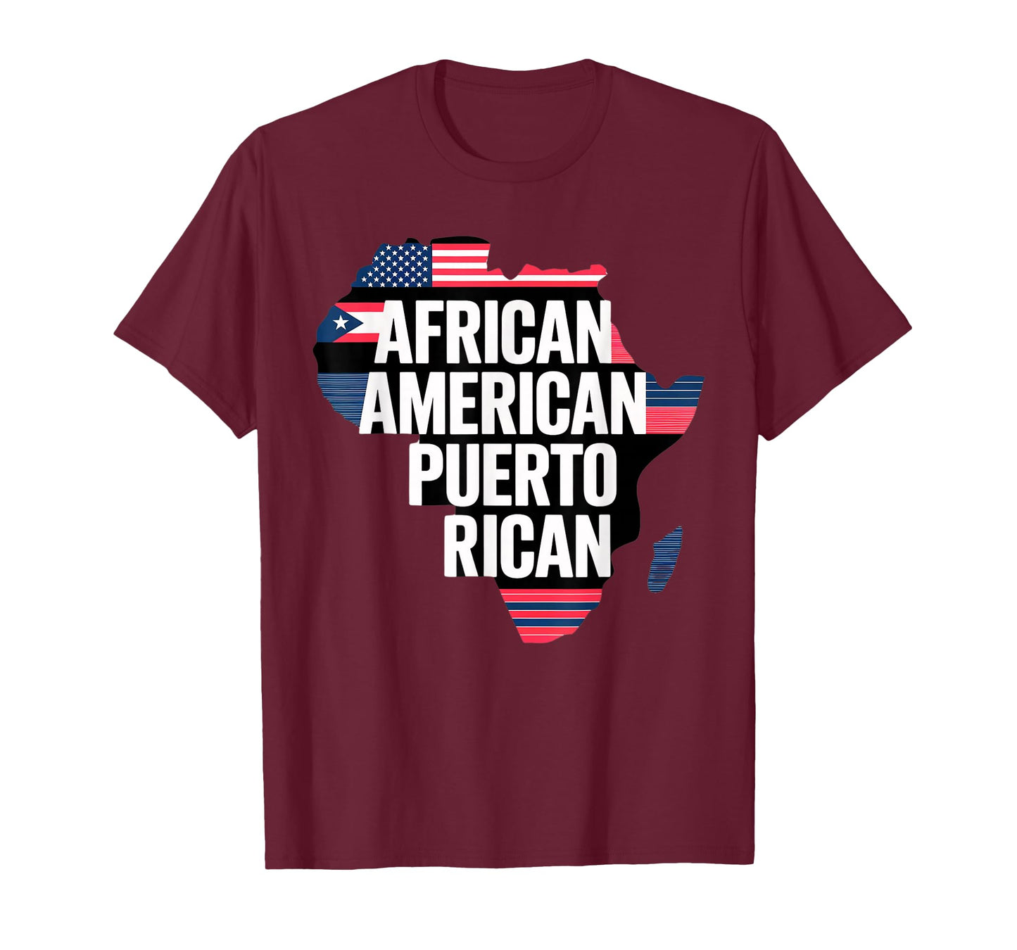 Afro Puerto Rican Half African American Half Puerto Rican T-Shirt