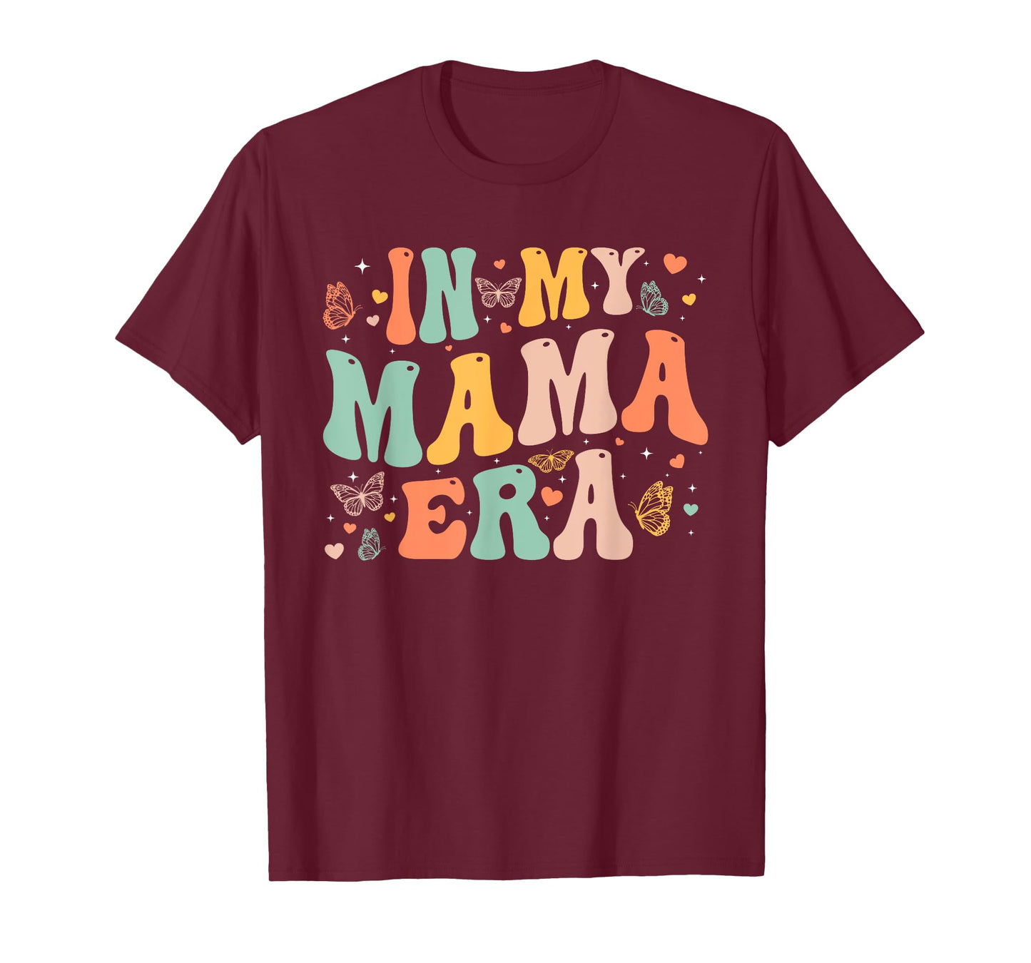 Retro Groovy In My Mama Era Mother's Day Gifts Women T-Shirt