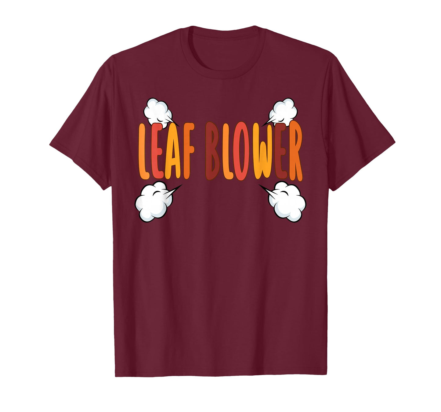 Funny Leaf Blower Fall Costume Halloween Couple Matching T-Shirt