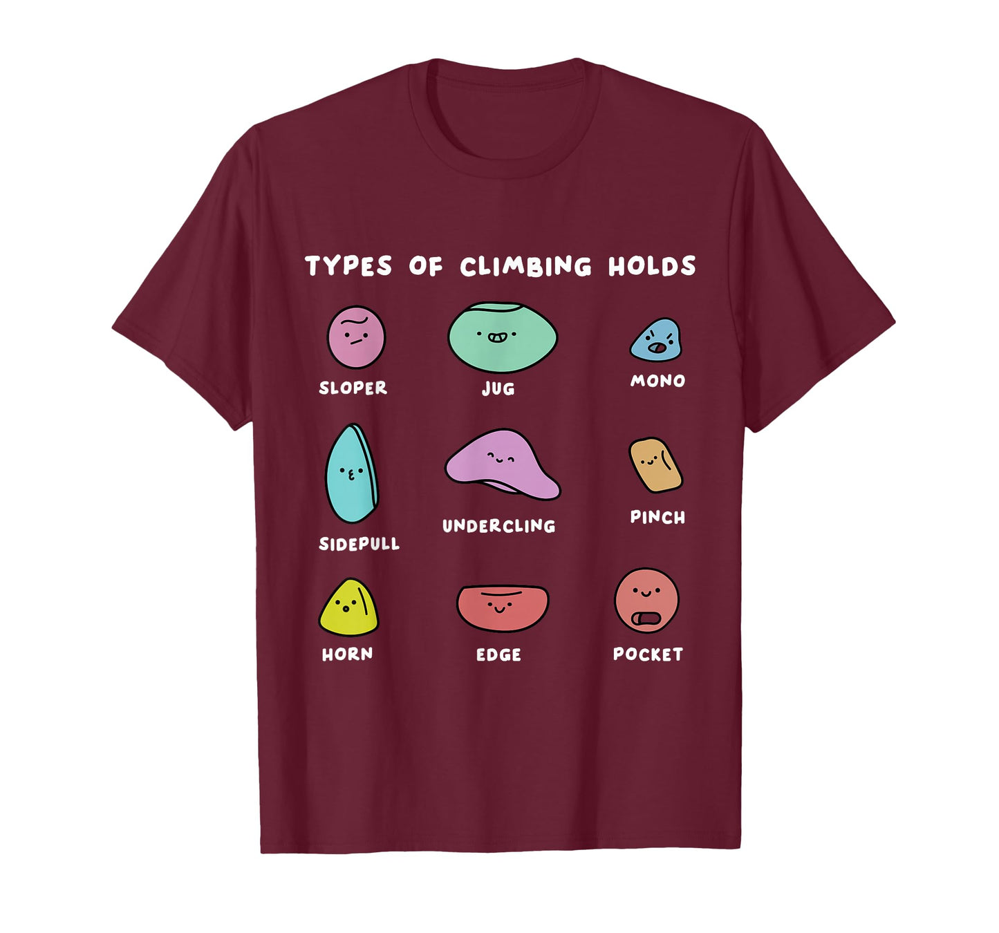 Funny Bouldering Boulderer Indoor Rock Wall Climber Climbing T-Shirt