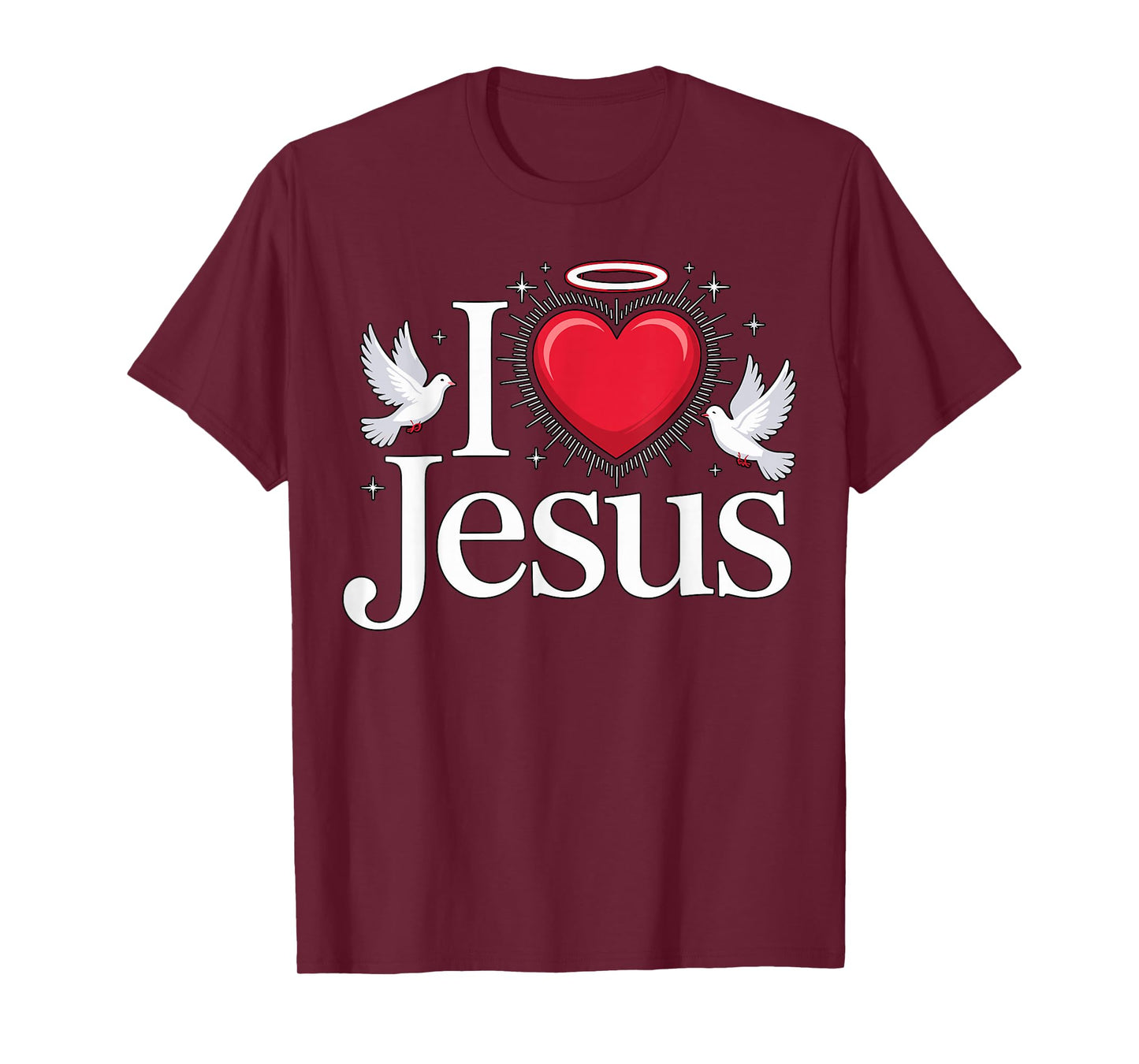 I Love Jesus Christian Quote Faith T-Shirt