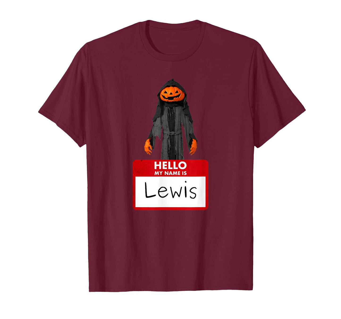 I am not a jack o lantern my name is Lewis Halloween funny T-Shirt