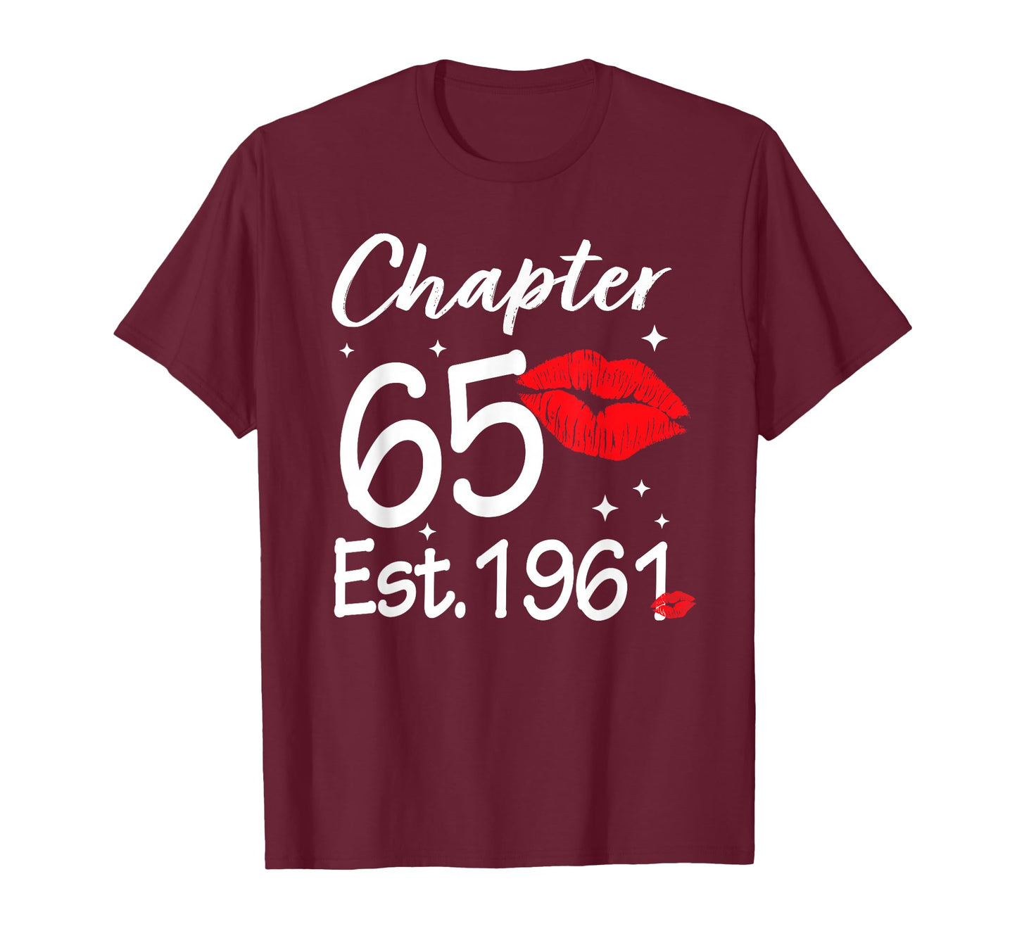Chapter 65 EST 1961 Happy 65th Birthday Women T-Shirt