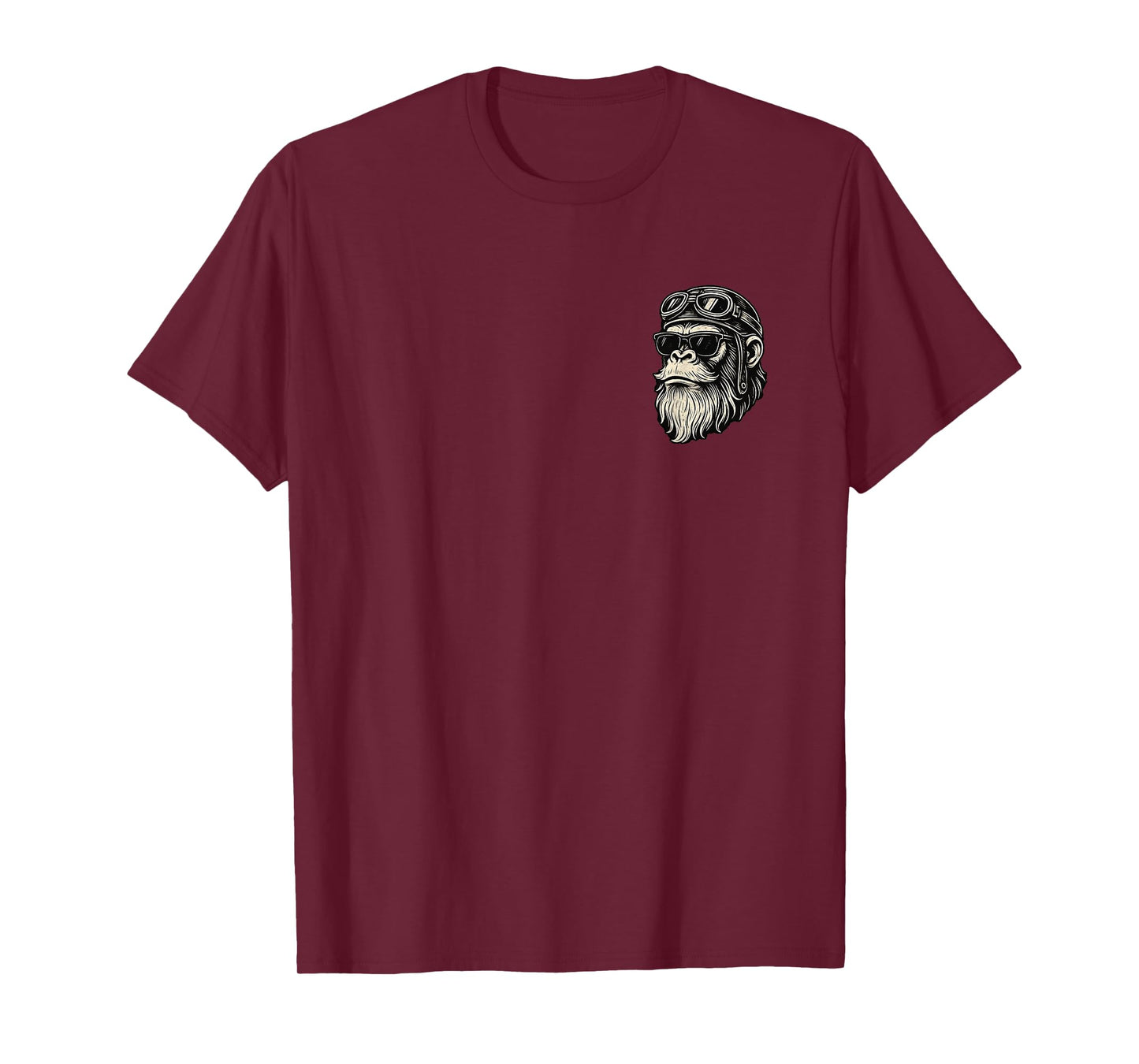 Touch My Beard and Tell Me I'm Pretty Funny Monkey Saying T-Shirt