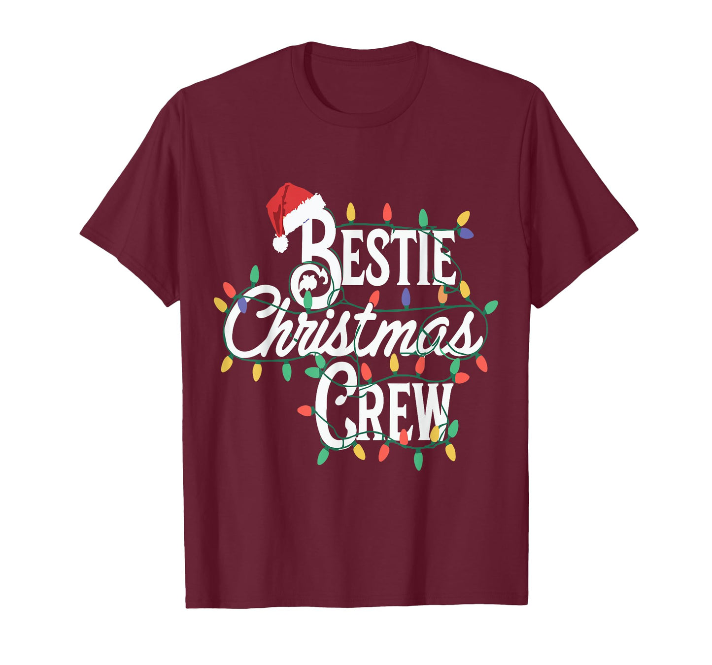 Bestie Christmas Crew Funny Best Friend matching friends T-Shirt