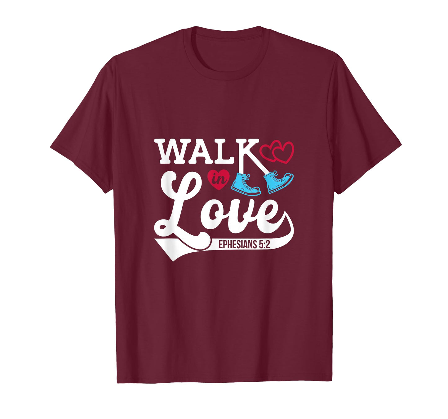 Walk in Love, Women and Youth T-Shirt