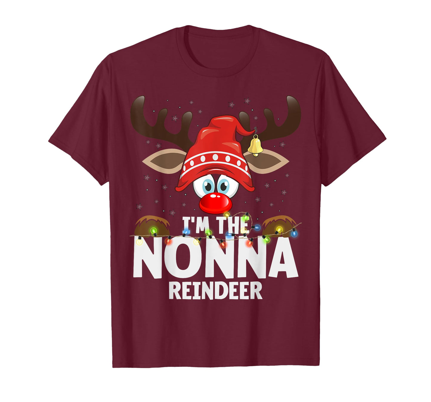 99 Gifts Matching Christmas Reindeer T-Shirt - Unisex-Adults, Black, Small, Short Sleeve