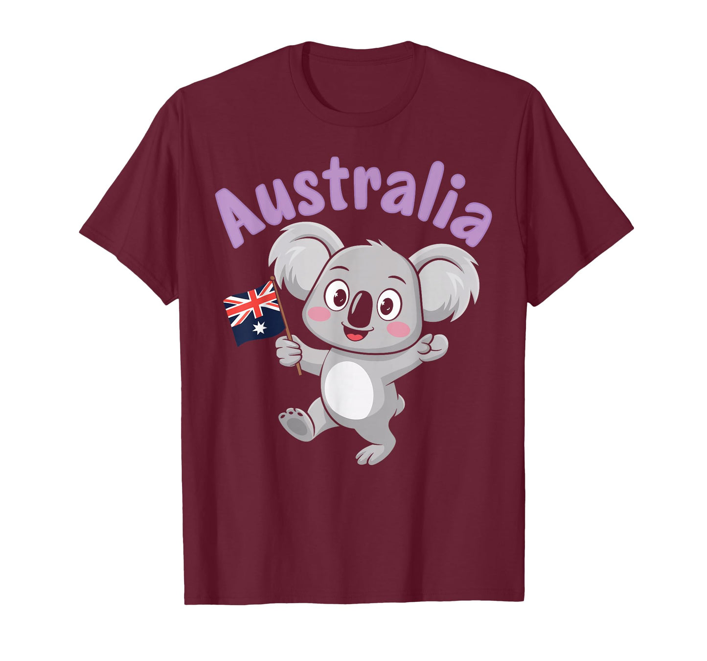 Australia Day Toddler Funny Koala Australian Flag T-Shirt