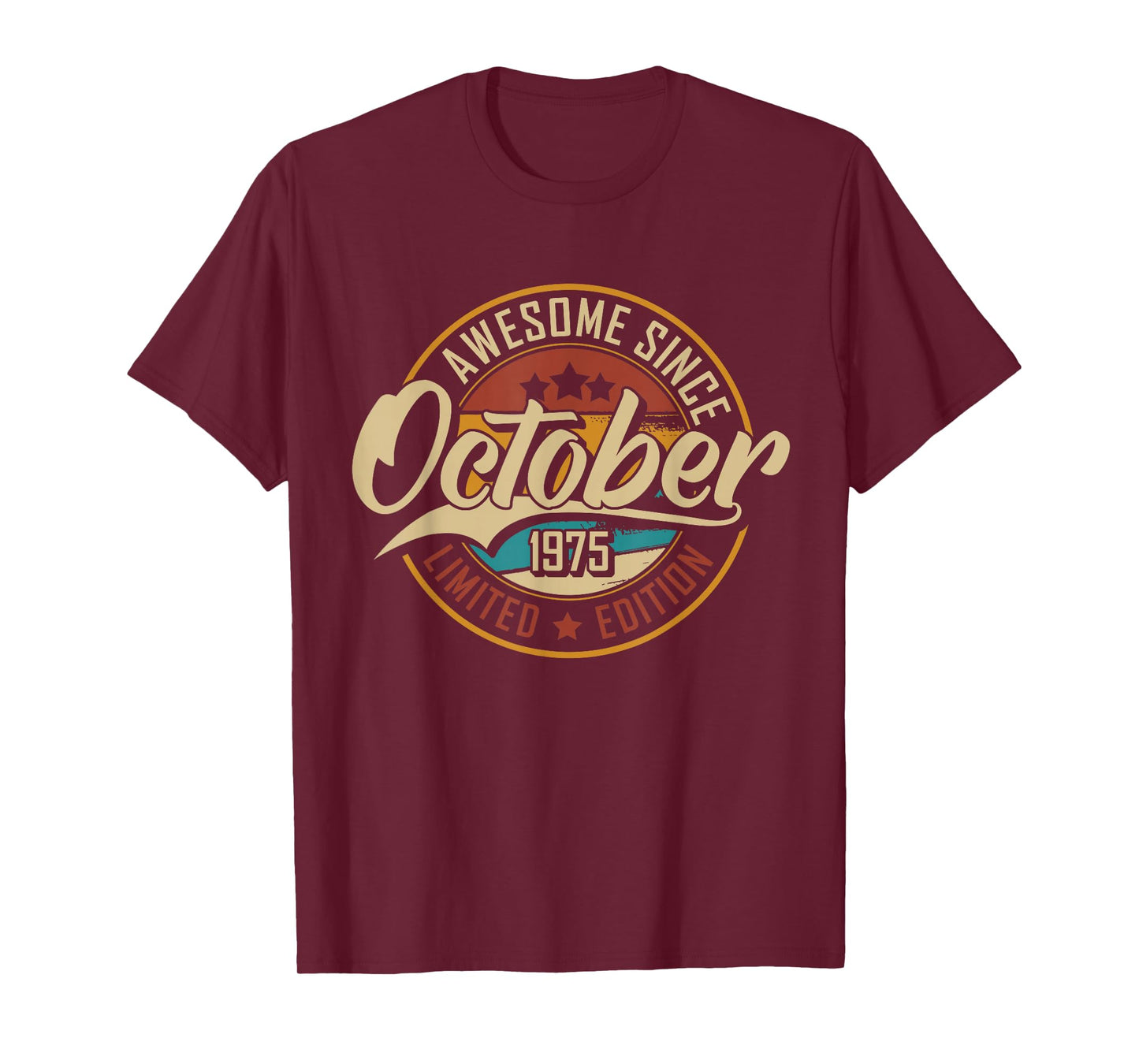 Awesome Since October 1975 | 50 Years Old | 50th Birthday T-Shirt